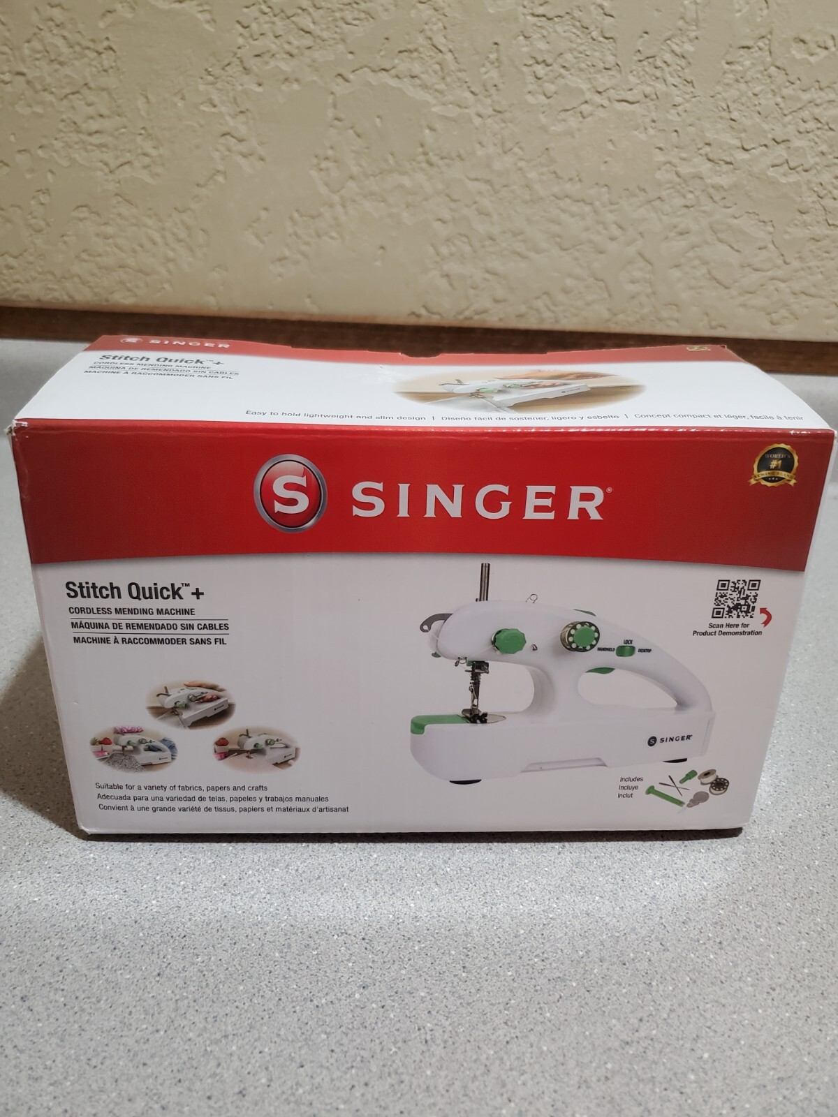 SINGER Sewing Stitch Quick Plus Cordless Handheld Portable Machine Working 41774
