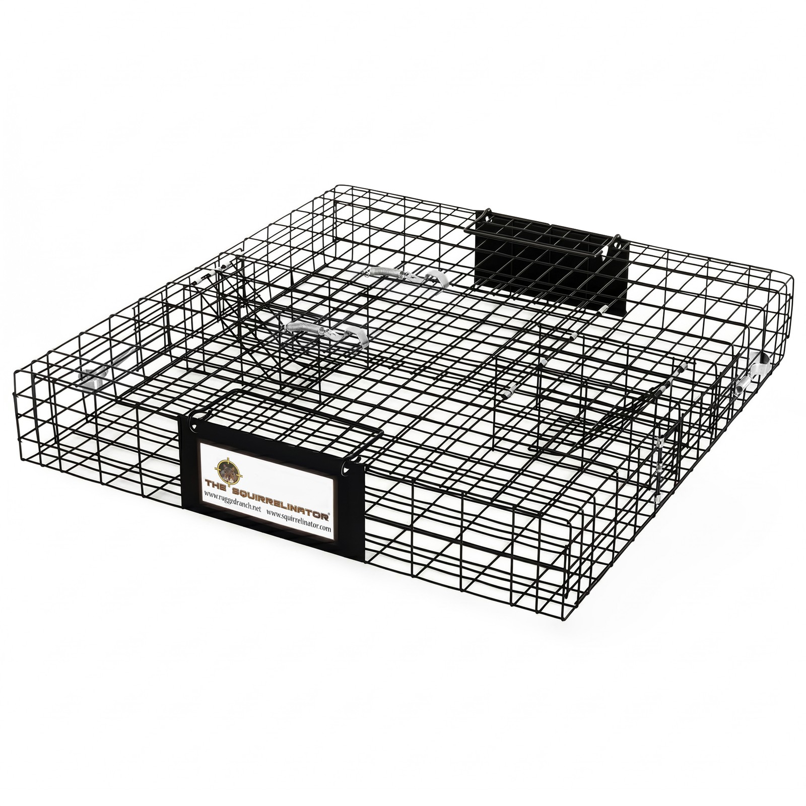 Rugged Ranch SQRTO Squirrelinator Trap CatchMor Live Animal 2 Door Metal Cage