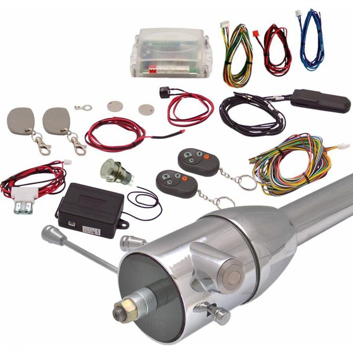 One Touch Engine Start Kit with RFID and Remote | Non-Illuminated hot rods
