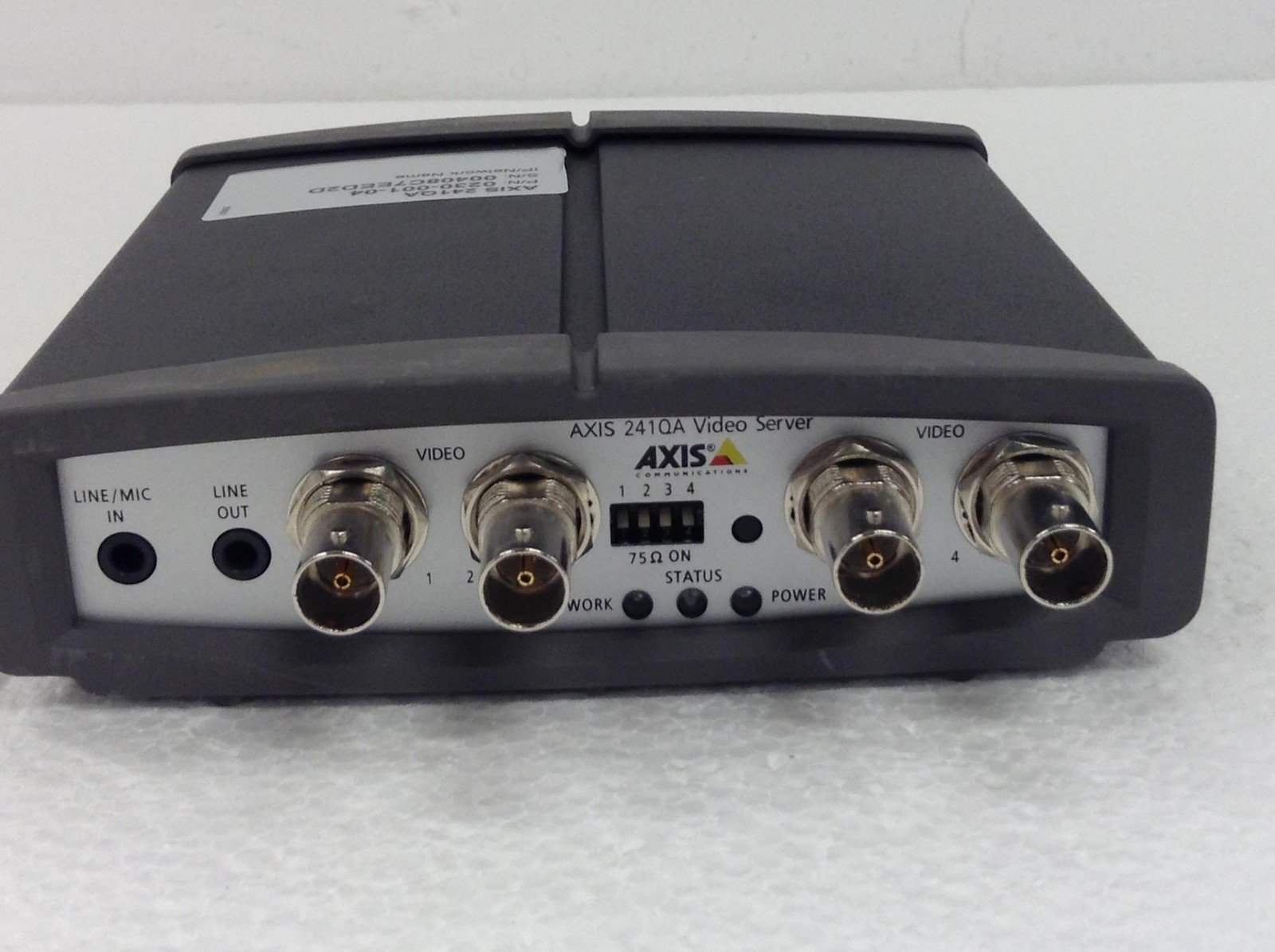 Axis 241QA 4 Channel Video Server 0230-001-04, No Ac Adapter, WORKING