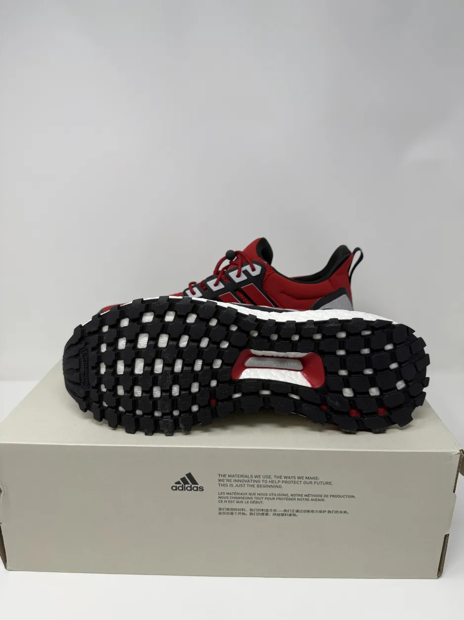 Adidas Ultraboost 1.0 ATR Running Shoes Red Black White JS2975 Mens Size