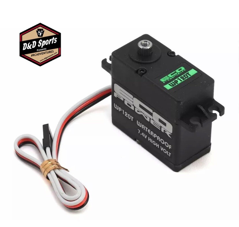 EcoPower WP120T Coreless Waterproof High Torque Metal Gear Servo (High Voltage)