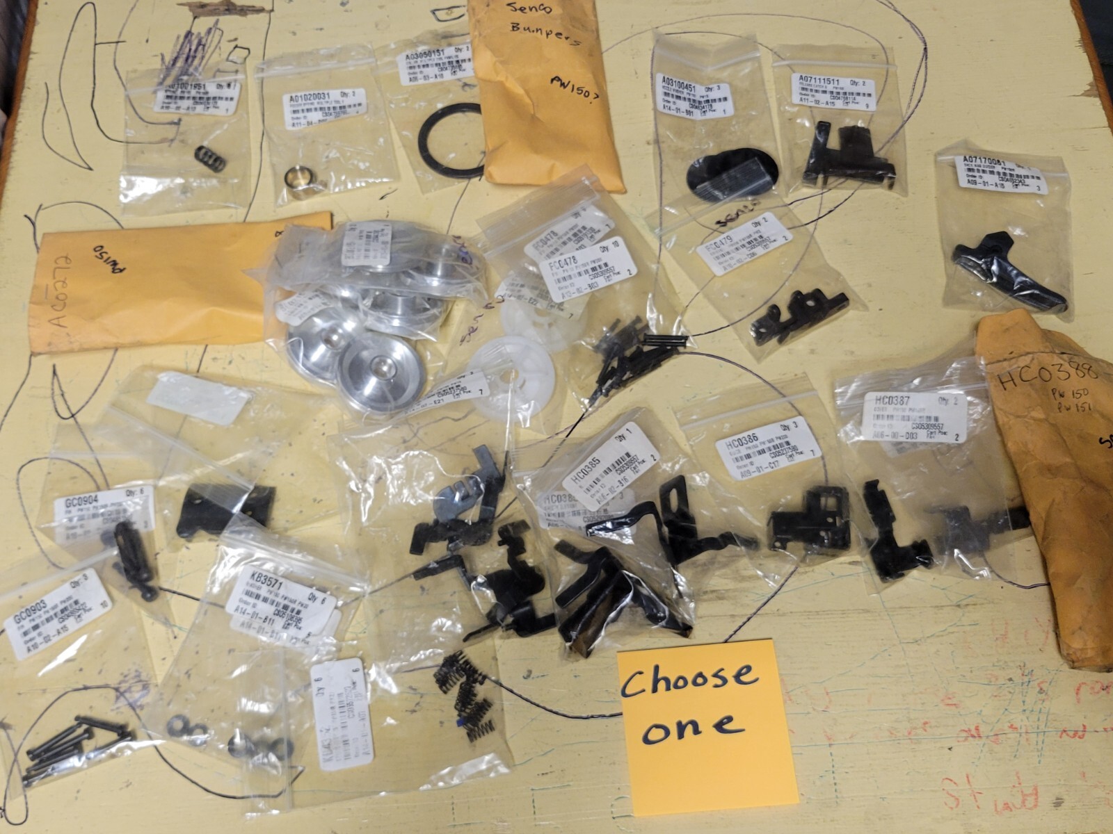 SENCO OEM Parts for PW150, PW150R, PW151, PW200 You Choose One by MPN