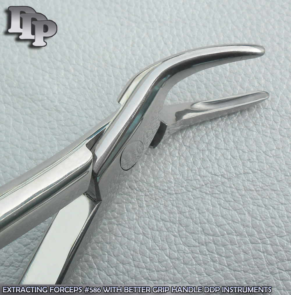EXTRACTING FORCEPS #586 WITH BETTER GRIP HANDLE INSTRUMENTS