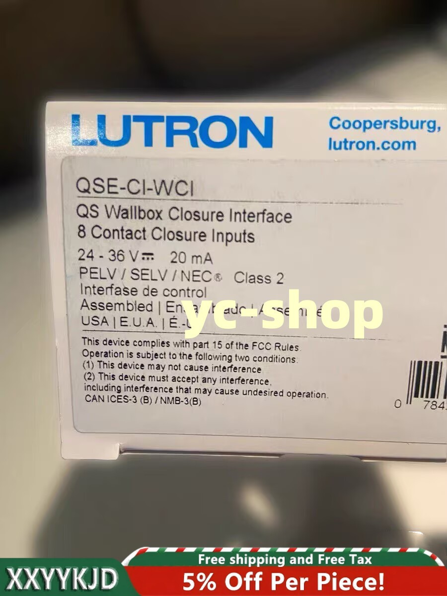 New LUTRON QSE-CI-WCI Input Module Fast Shipping via FedEx or DHL *z