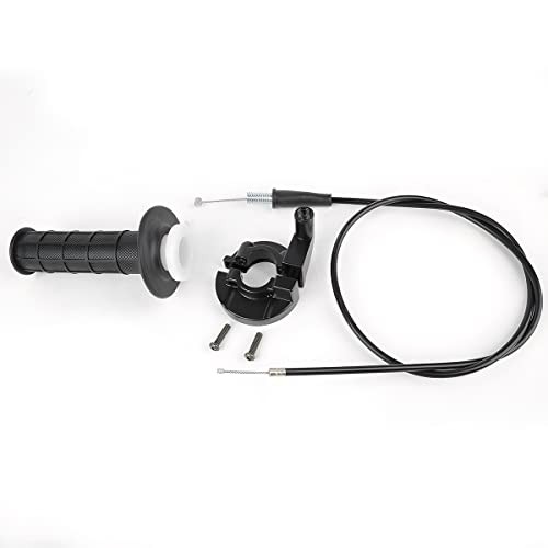 Throttle Handle Grip Cable, 47Inches Fuel Seat Handle Throttle Cable Throttle