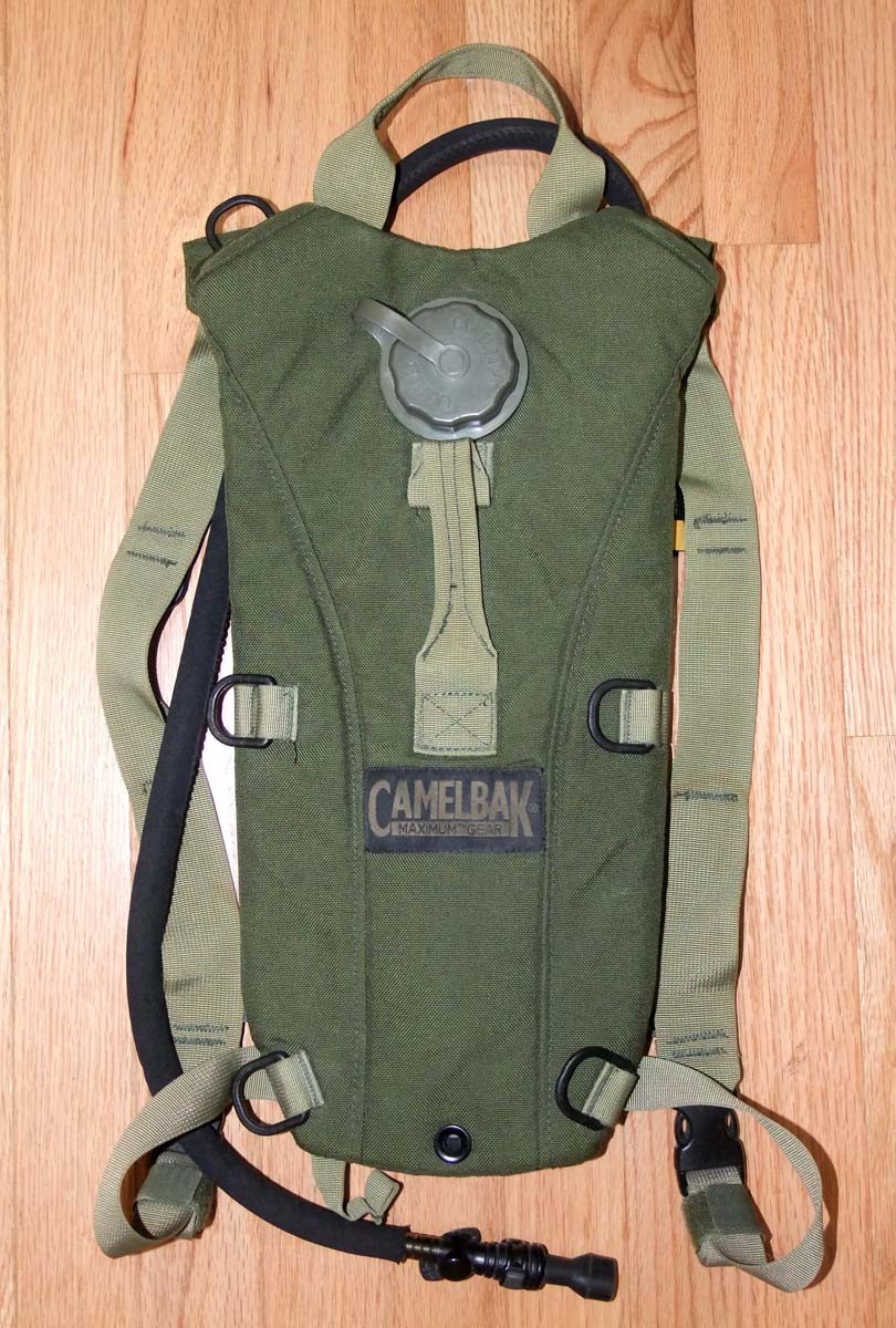 USGI CamelBak Thermobak 3L Hydration Carrier, OD, Issued, Complete