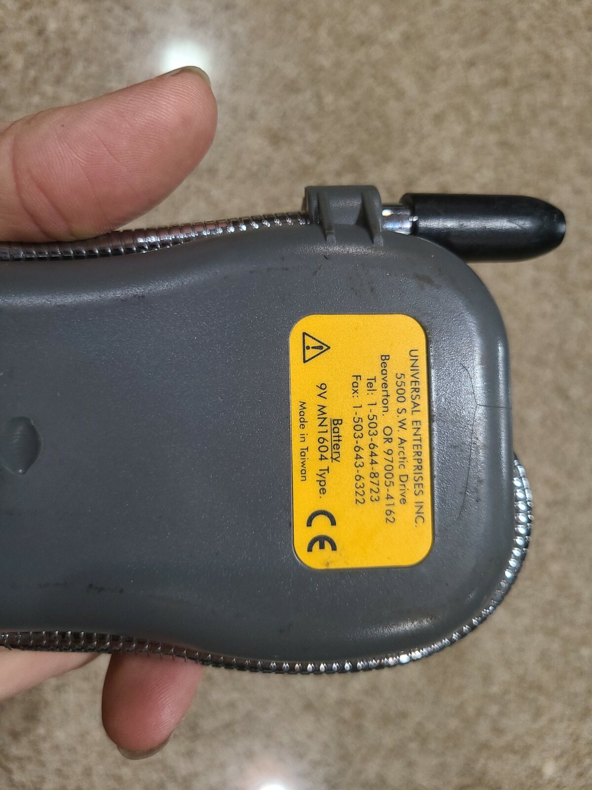 UEi Test Instruments RLD10 Refrigerant Leak Detector - Missing Battery Cover