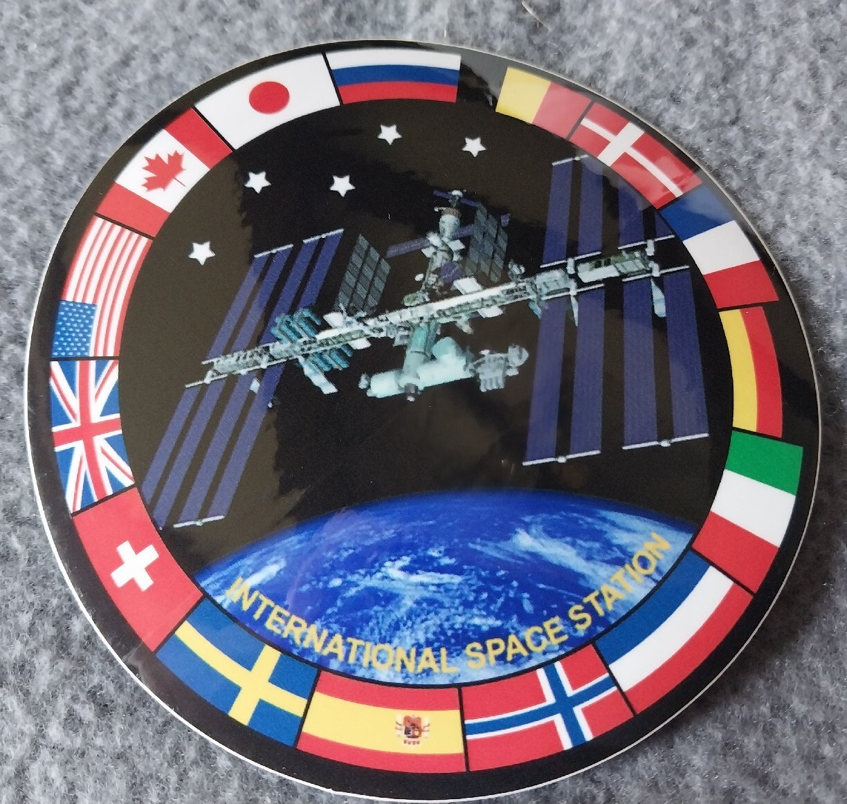 Lot Of 10 Official NASA International Space Station ISS Program Stickers - RARE