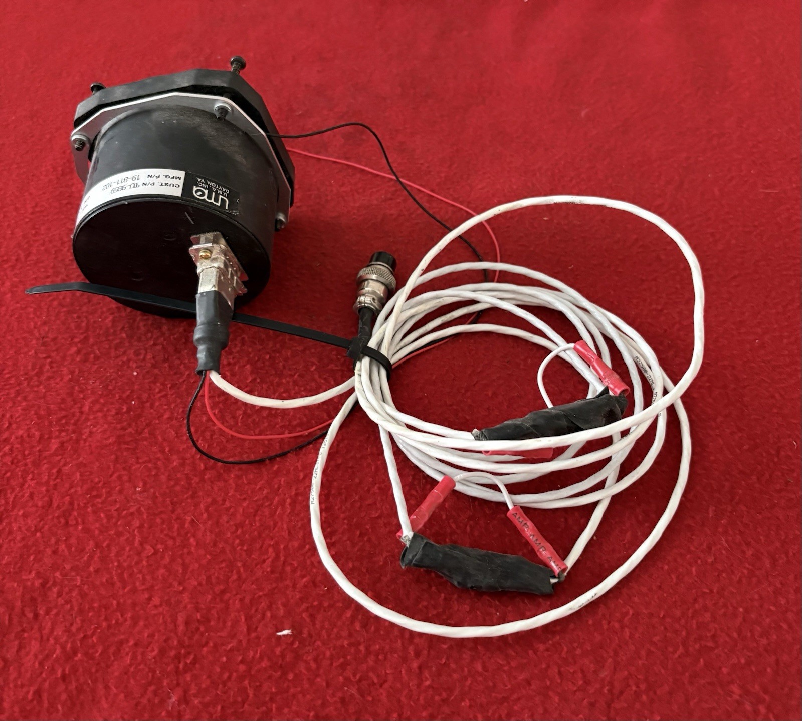 UMA Electronic Aircraft Tachometer With Lycoming Connector