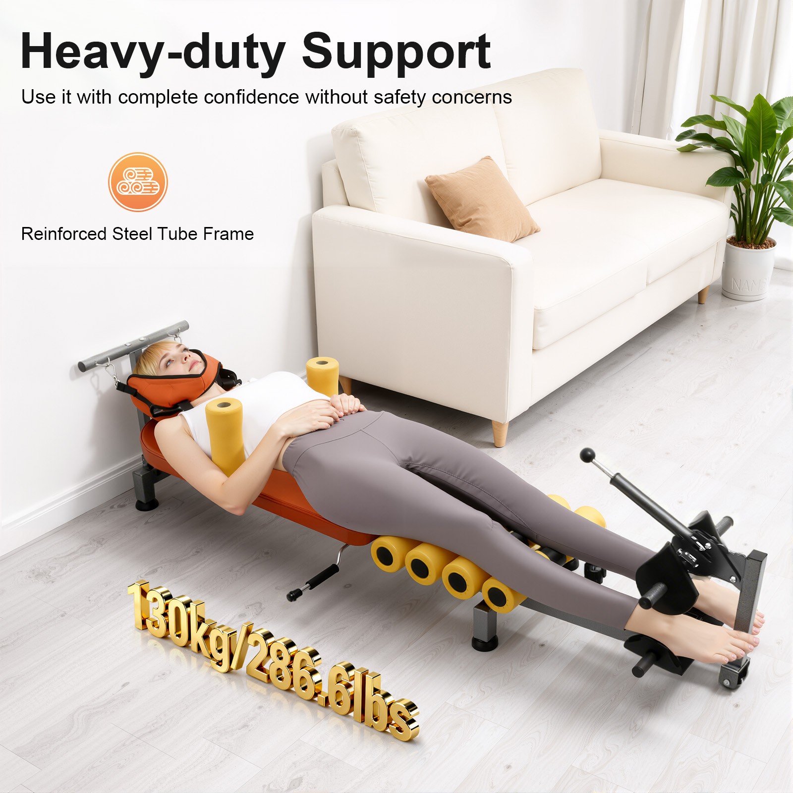Inline Back Stretch Bench Back And Neck Decompression Neck Stretcher