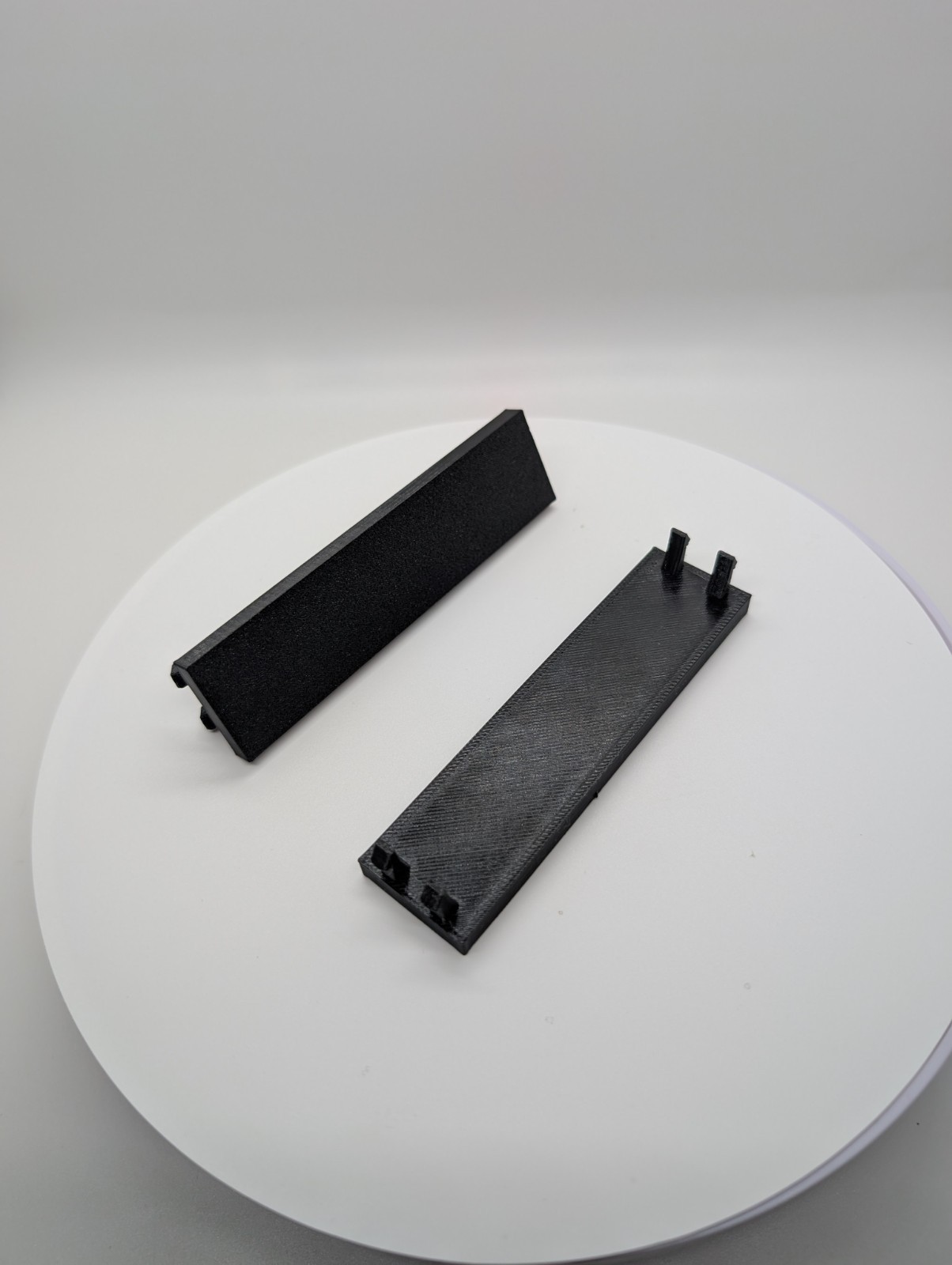 2x - 3.5 inch disk drive bay cover Solid black replacement