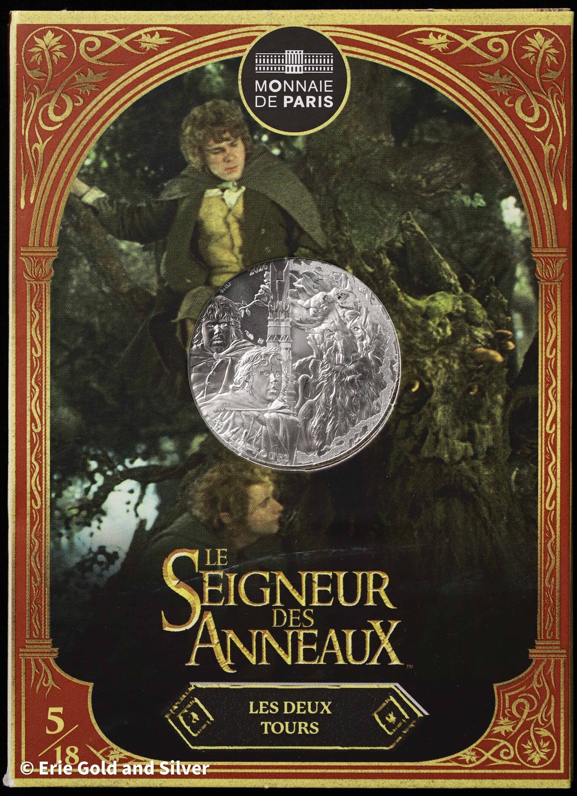 2026 France Lord of the Rings Merry, Pippin, & Treebeard 13g Silver Coin