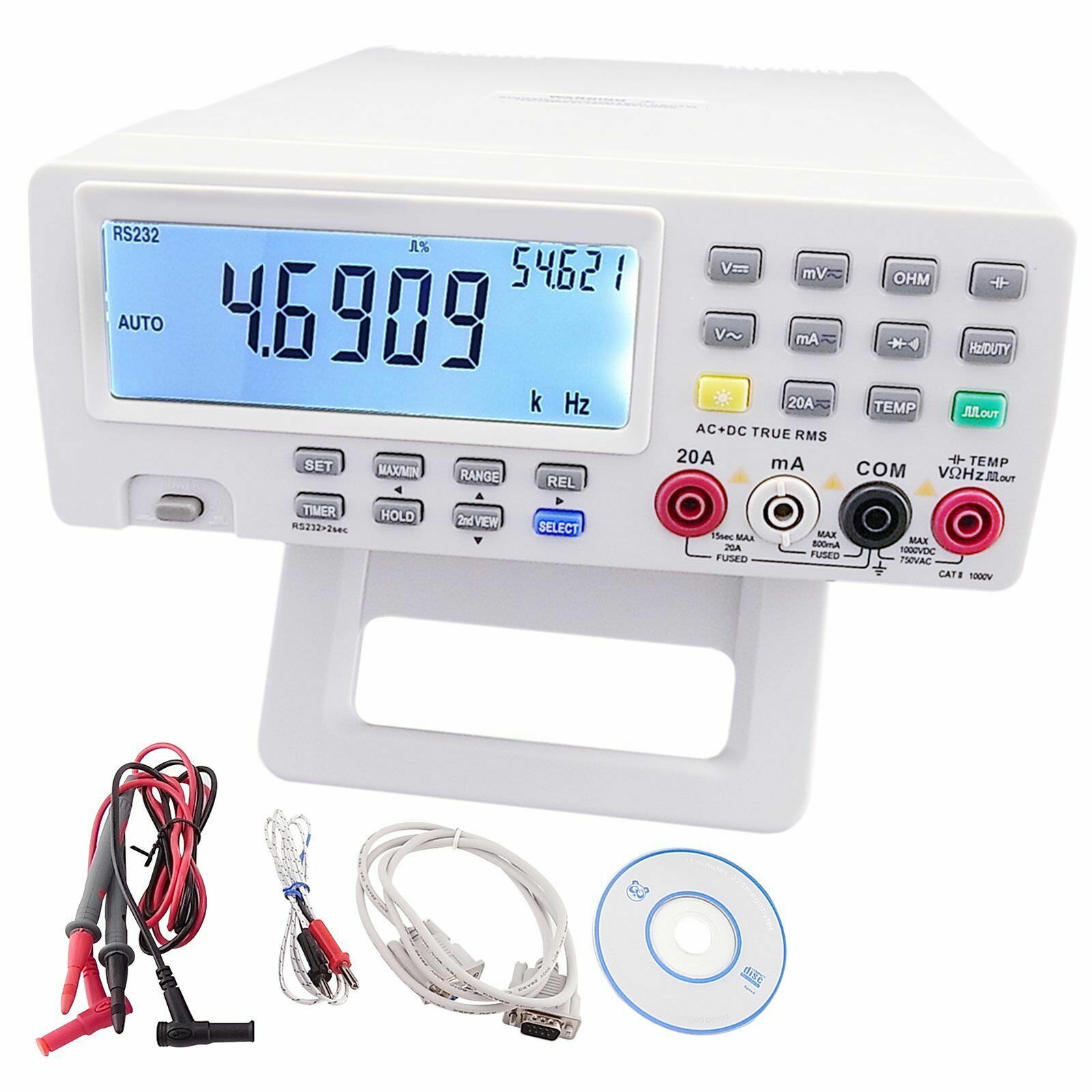 VC8145 80000 countBench-Top MultiMeter AC/DCV/A R C F T