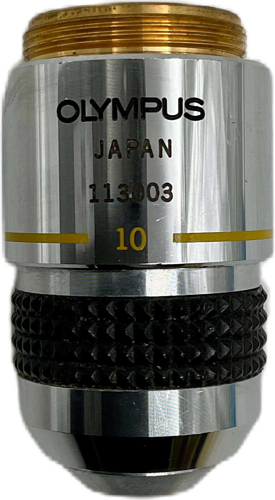 Olympus SPlan 10x Plan Achromat 0.30 NA 160/0.17 Microscope Objective Lens