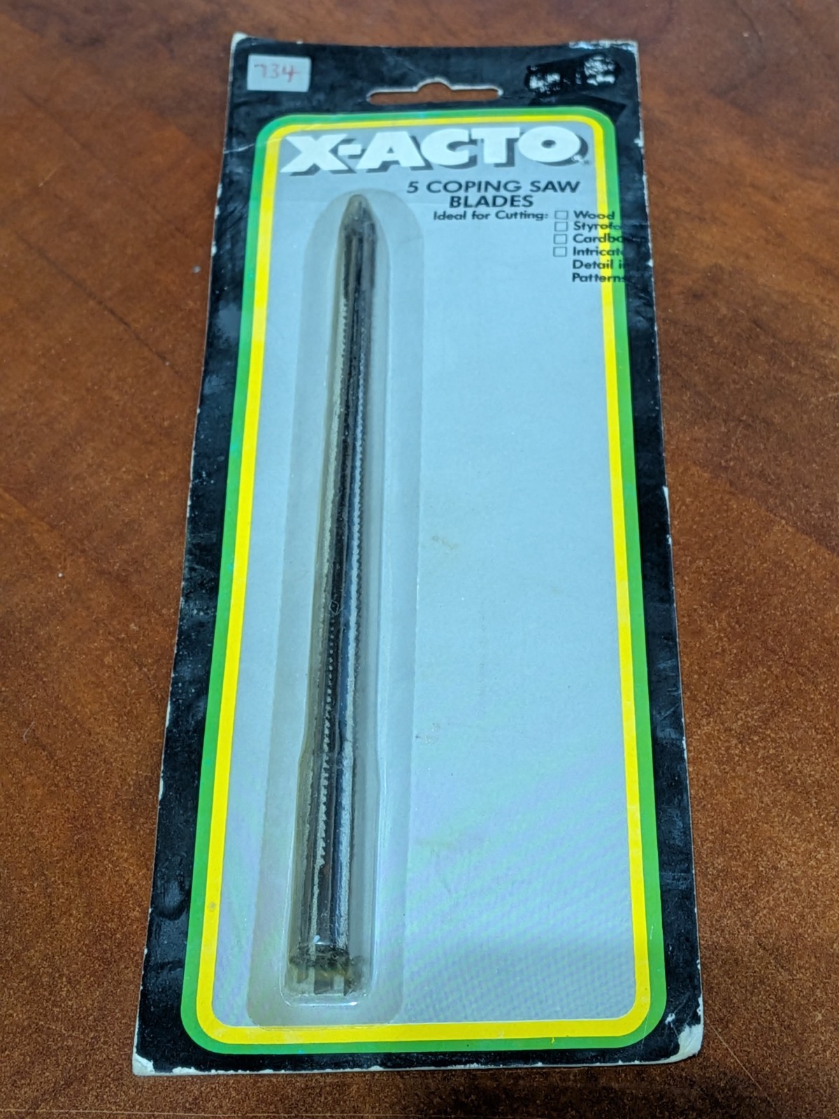 X-ACTO - #734 - 5 Coping Saw Blades - NOS