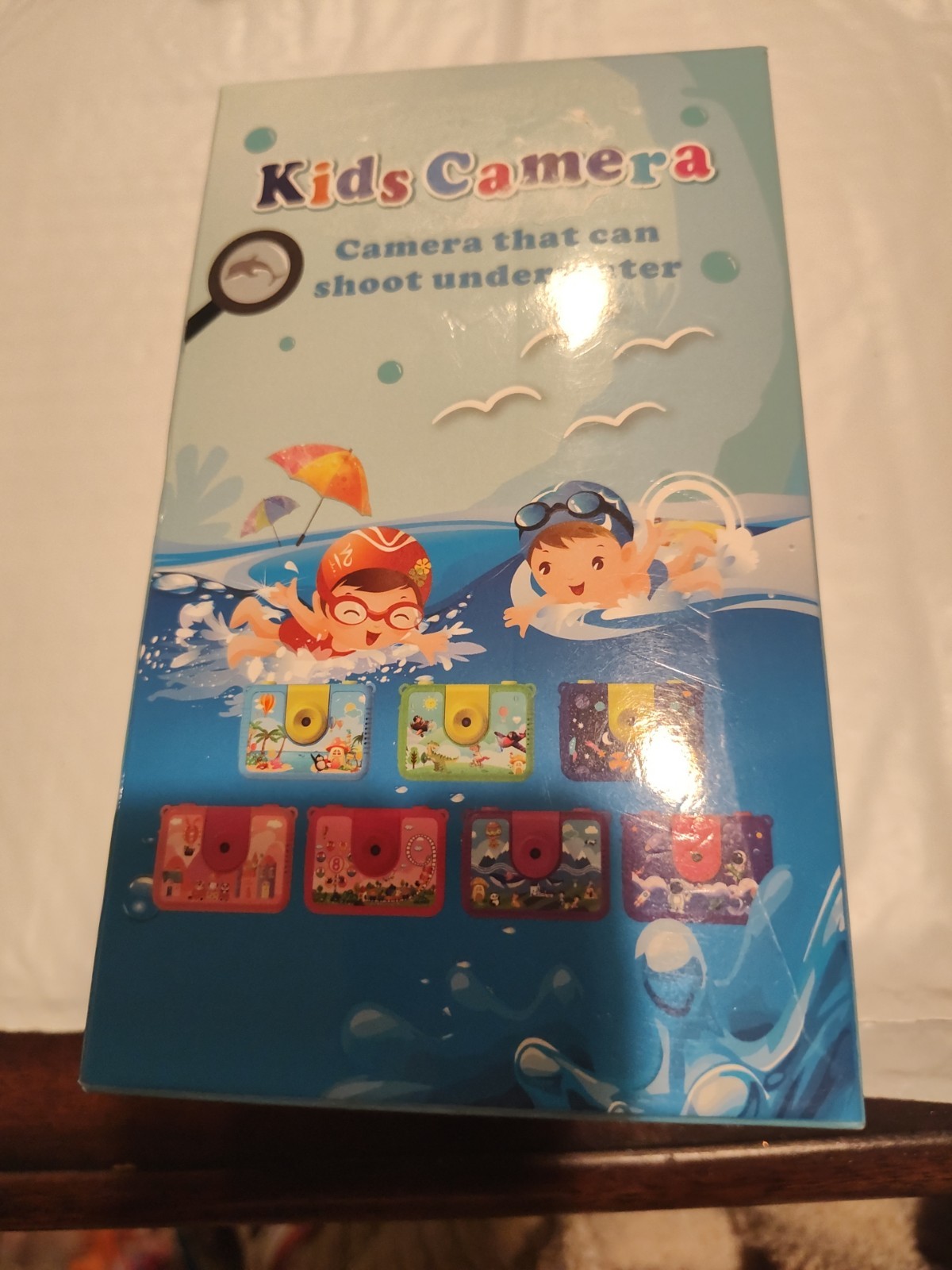 GKTZ Kids Waterproof Camera - 180 Rotatable 1080P HD Children camcorder