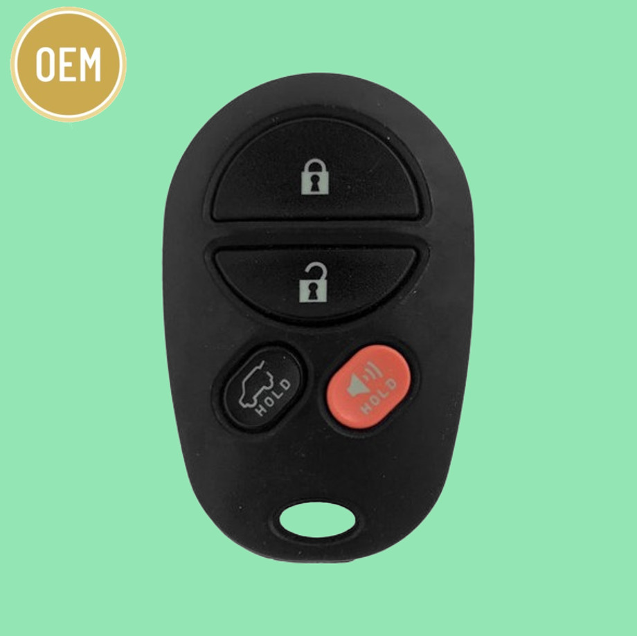 Toyota Highlander 2007-2012 Keyless Entry Remote 4 Button GQ43VT20T (OEM)