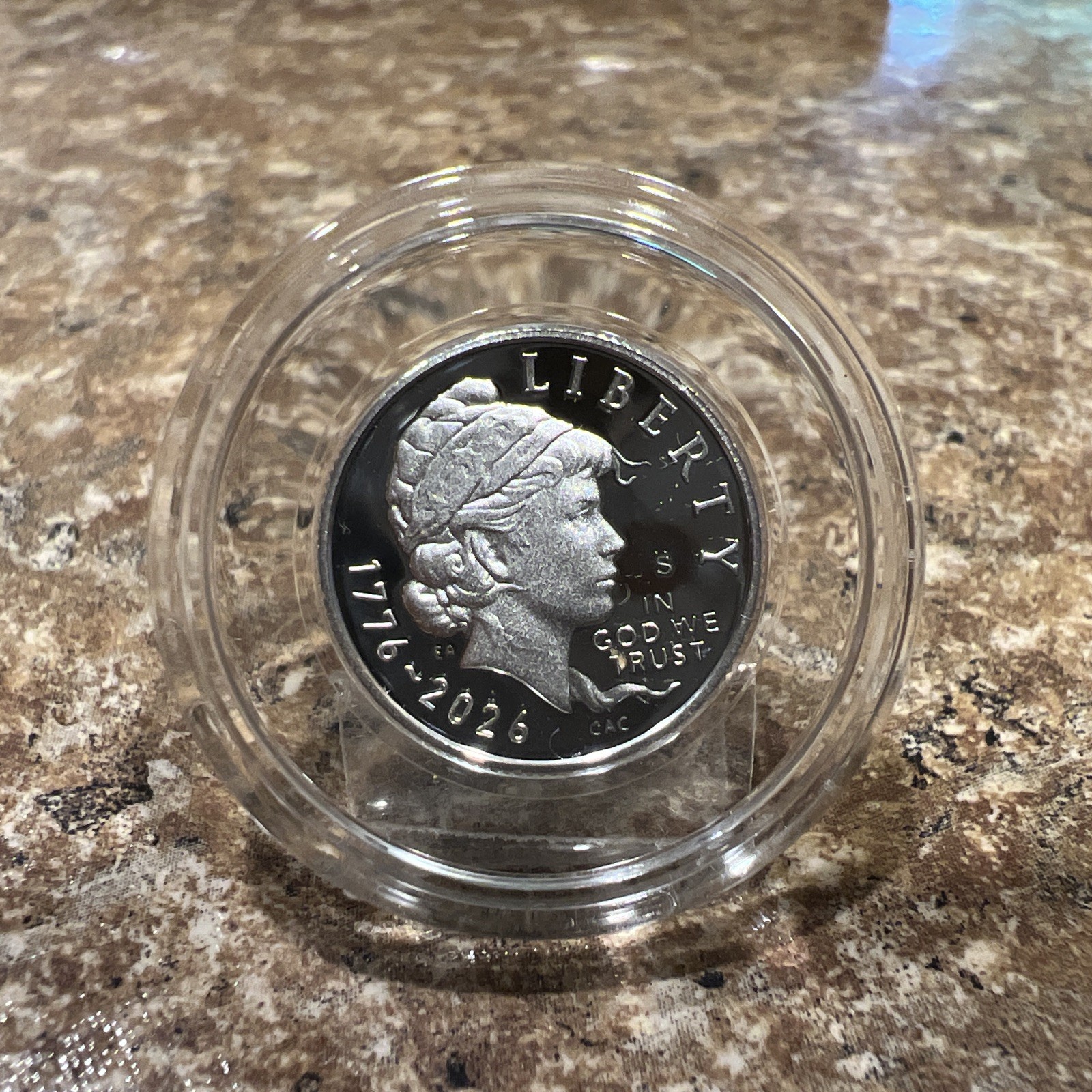 2026 S Silver Proof Emerging Liberty 10C in Protective Air- Tite