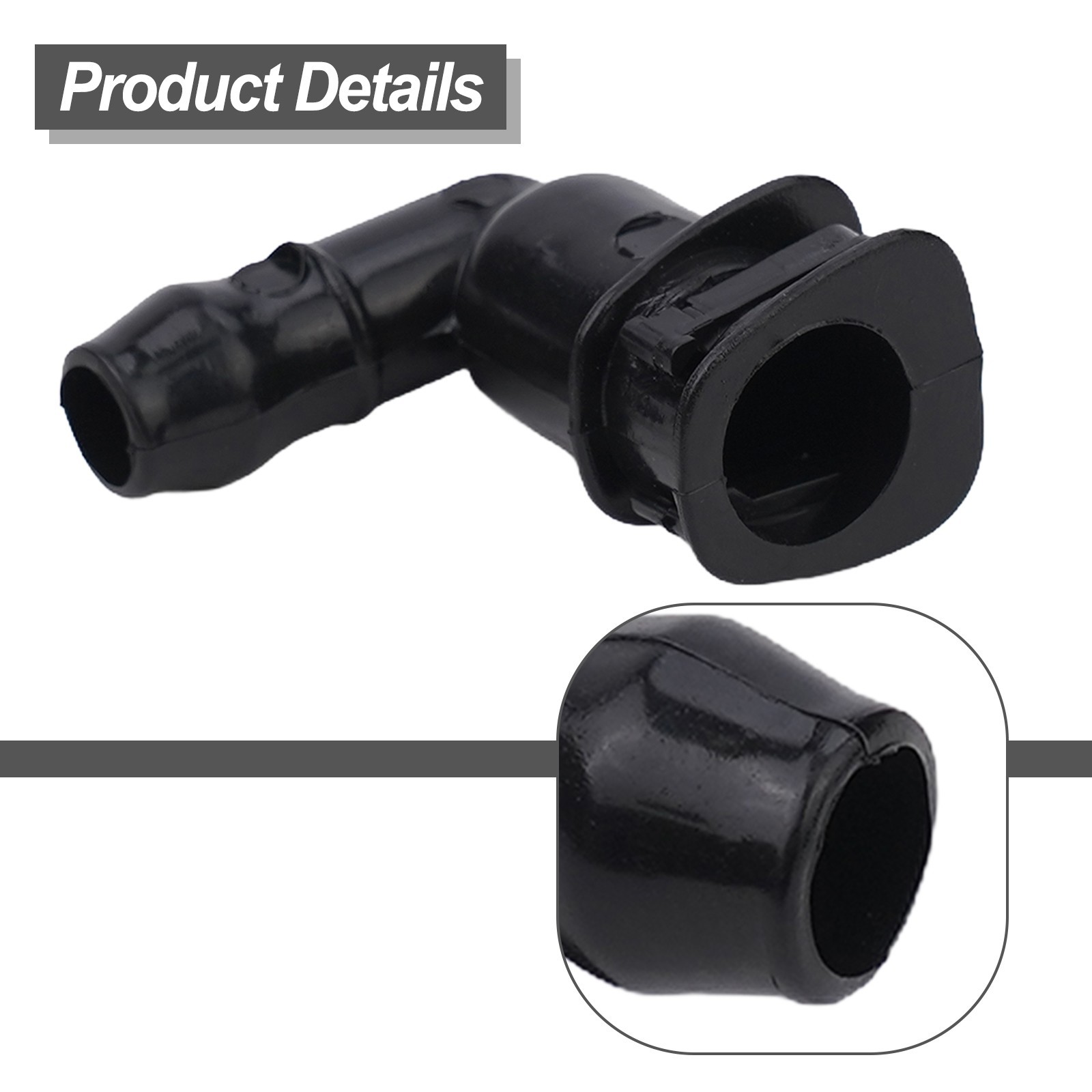 Reliable Performance 1J0955665E Windshield Washer Pump Connector Elbow