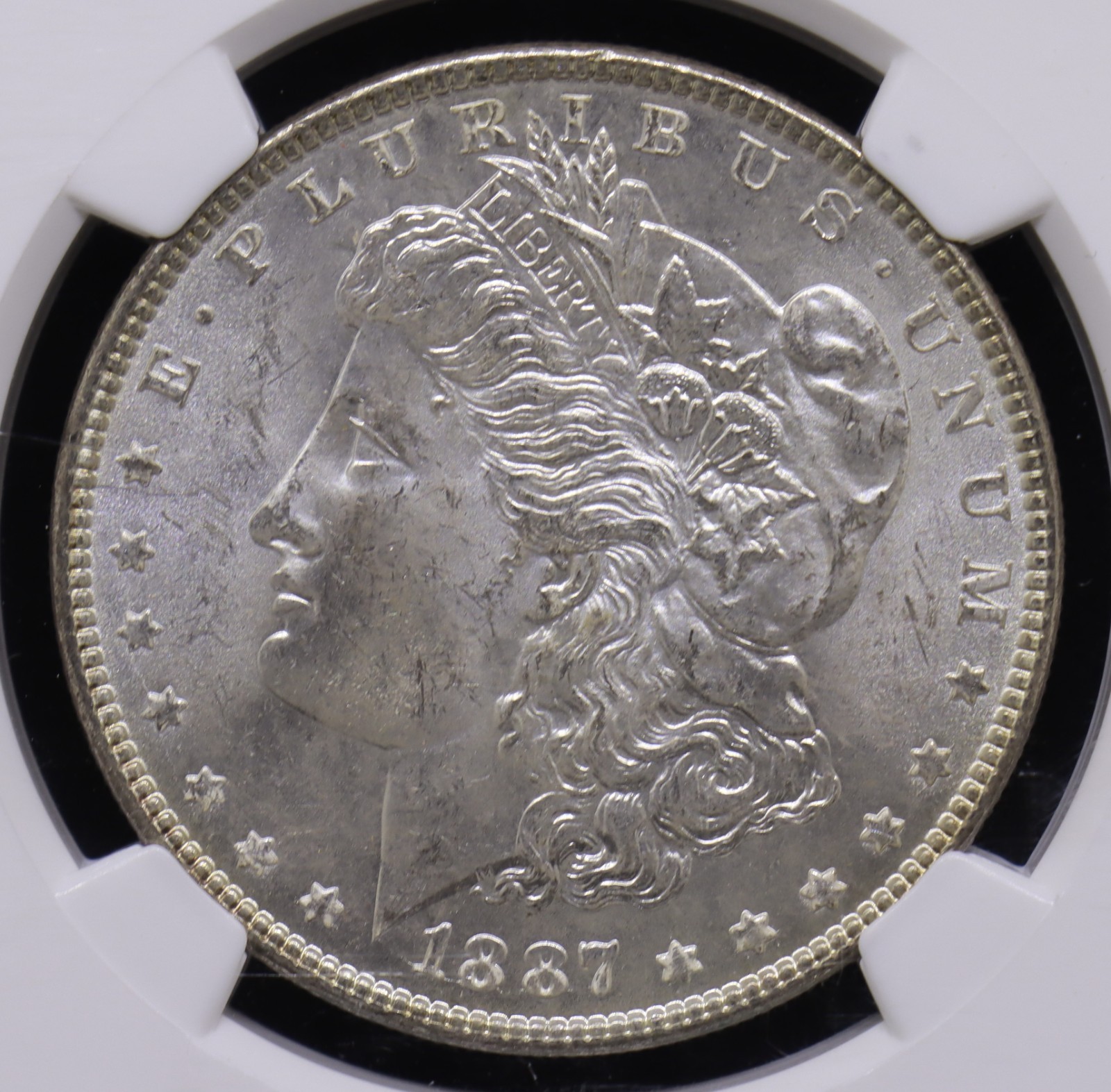 1887 Morgan Dollar NGC MS63