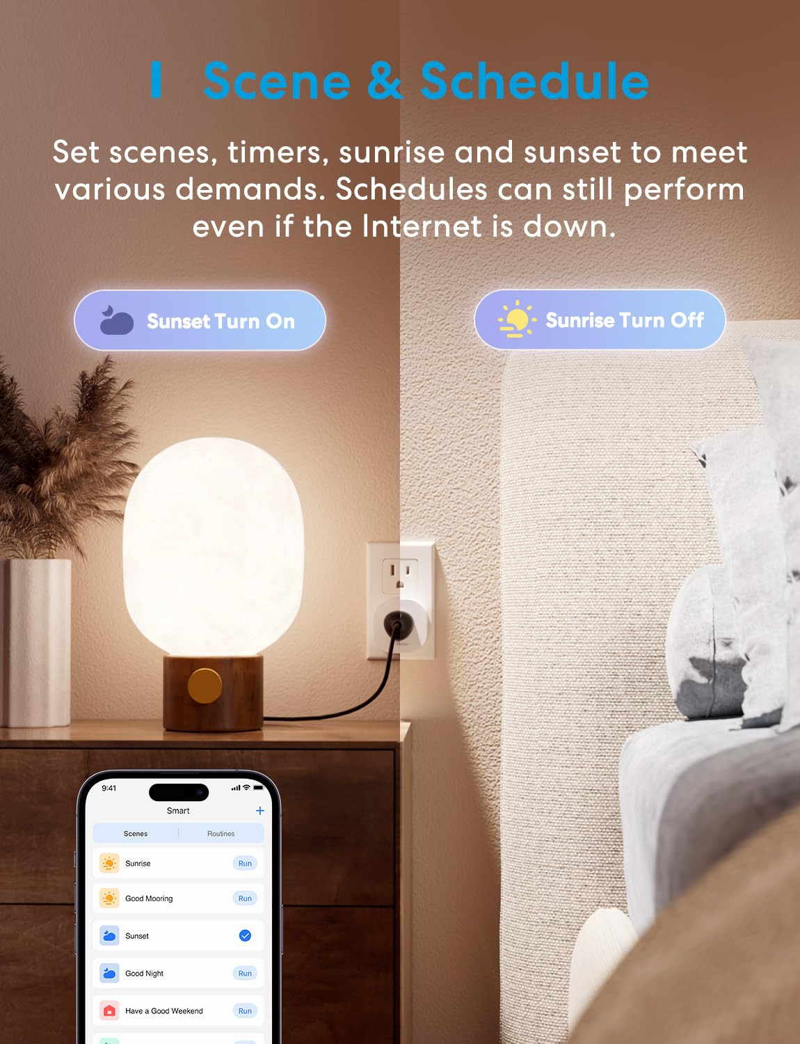Matter Smart Plug Mini, Easy Setup, 100% Privacy, Compact Size, Support Apple Ho