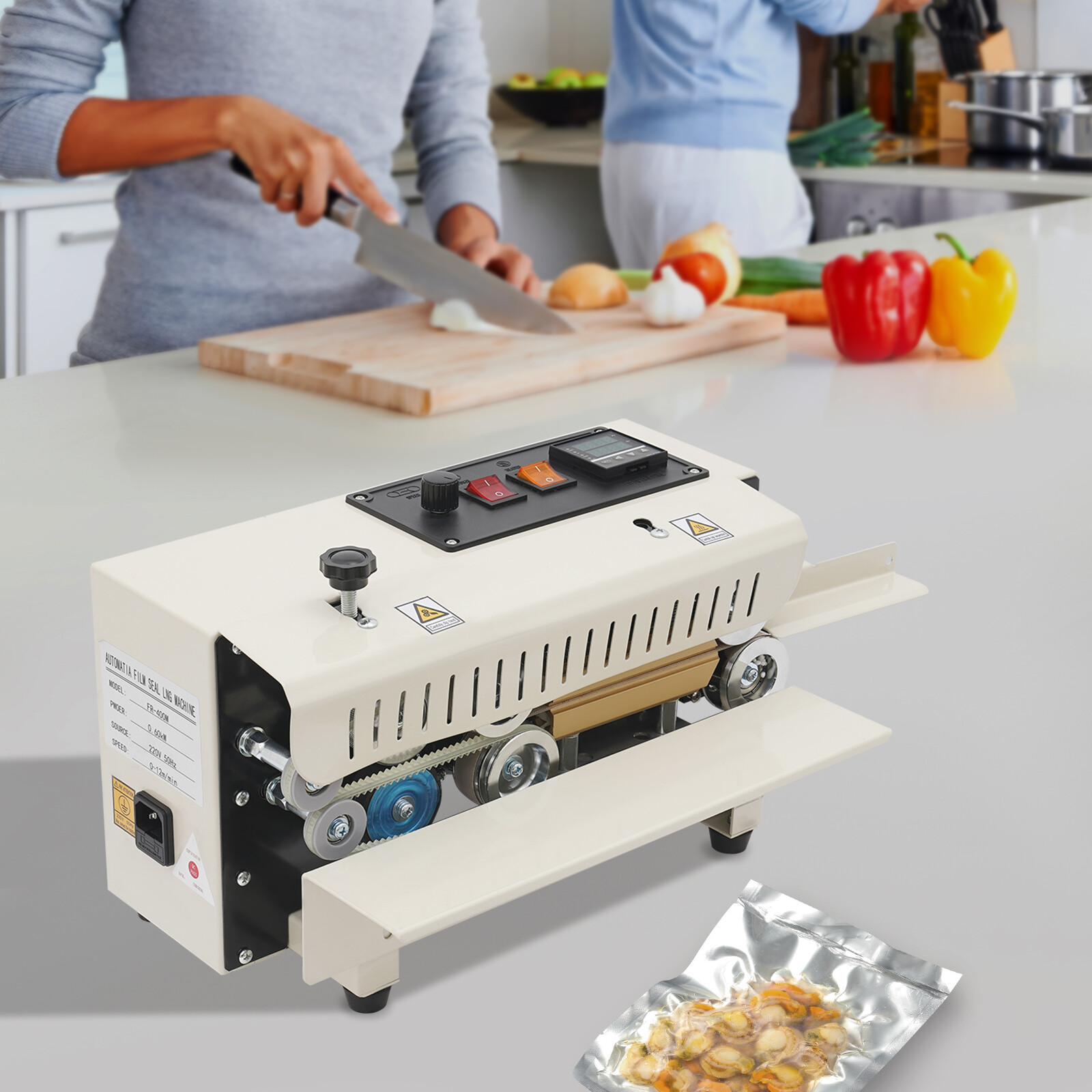 Automatic Heat Sealing Machine Continuous Sealing Machine Horizontal Bag Sealer