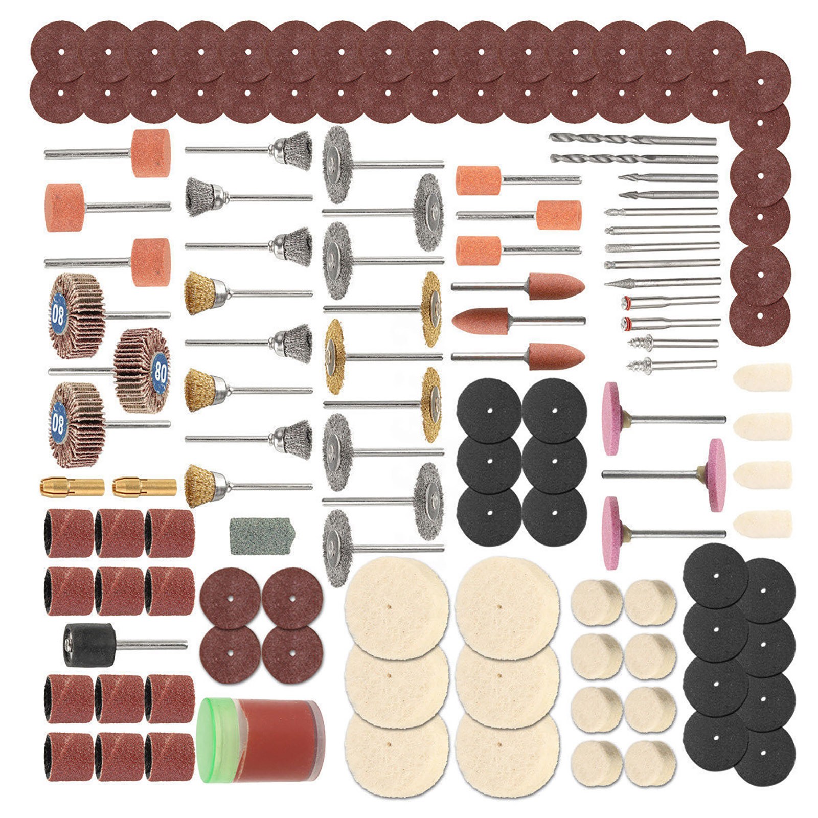 350pcs/Set New Metal Rotary Tools Set Grinding Sanding Polishing Accessory Kit