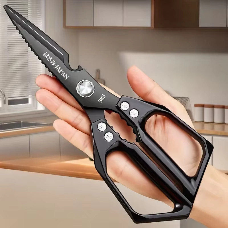 Multifunction Kitchen Scissors Heavy Duty Poultry Shears Fish Scraper Bottle Ope