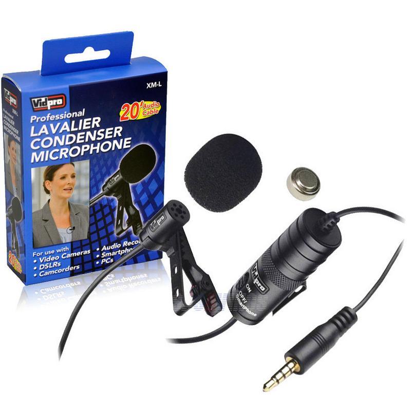 Samsung Galaxy Y Cell Phone External Microphone Vidpro XM-L Lavalier Microphone