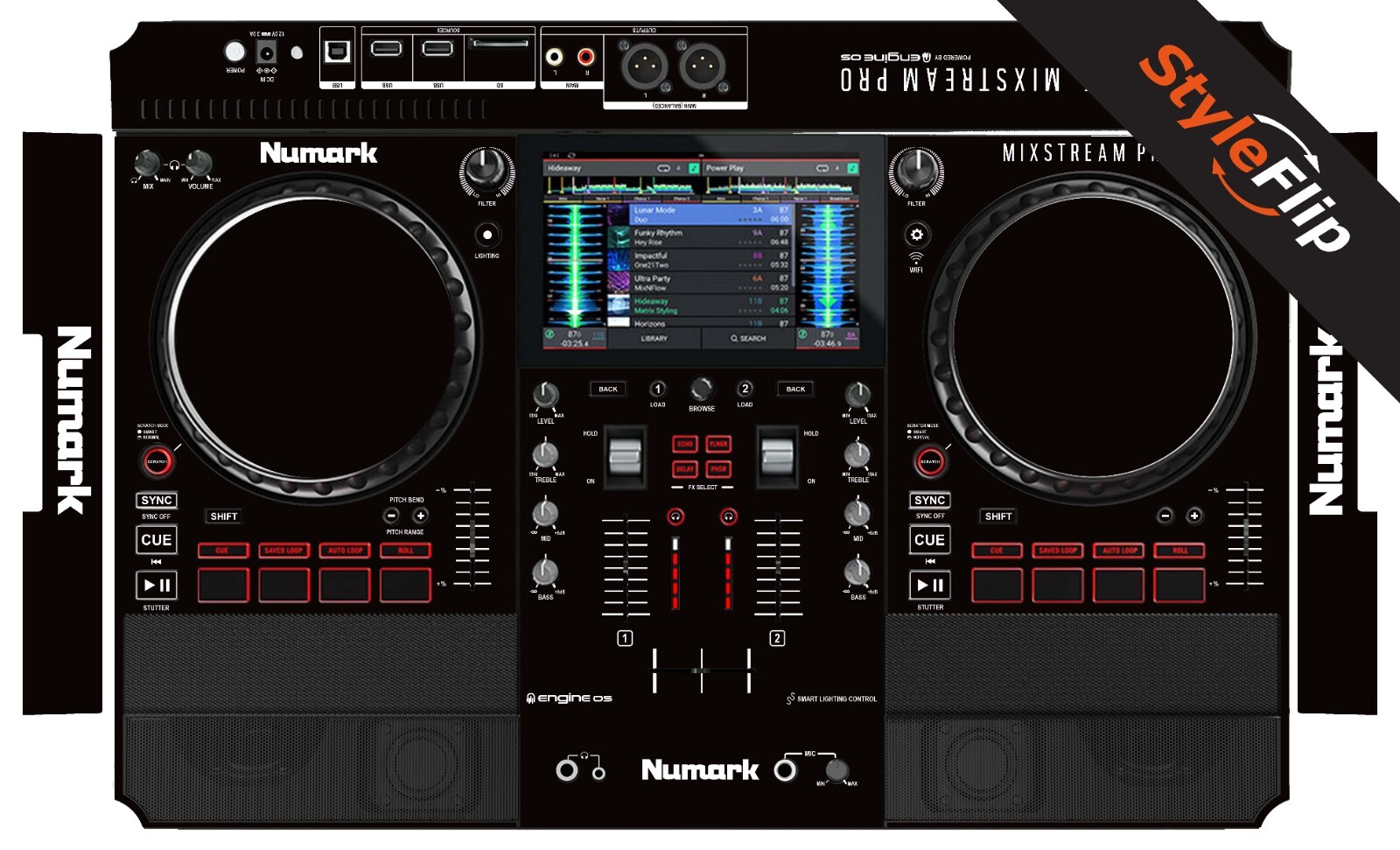 Numark Mixstream Pro Skin | Black | Protective Decal | StyleFlip Skins