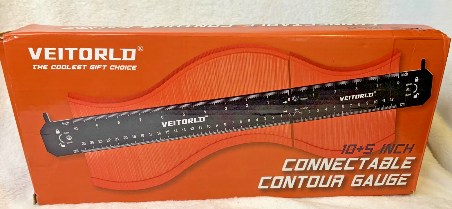 VEITORLD Connectable Contour Gauge(10+5 Inch)