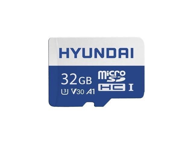 Hyundai 32GB MicroSDHC UHS-I Memory Card with Adapter 90MB/s (U3) UHD A1 V30
