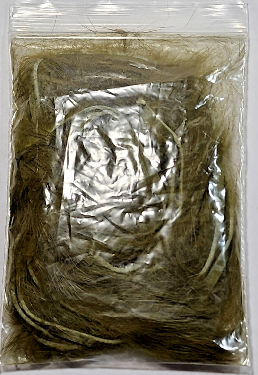 Creative Angler Rabbit Strips Cross Cut for Fly Tying or Tying Flies OLIVE