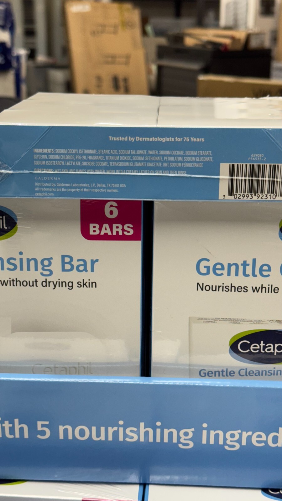 Cetaphil Gentle Cleansing Bar - 4.5oz (6 Pack)