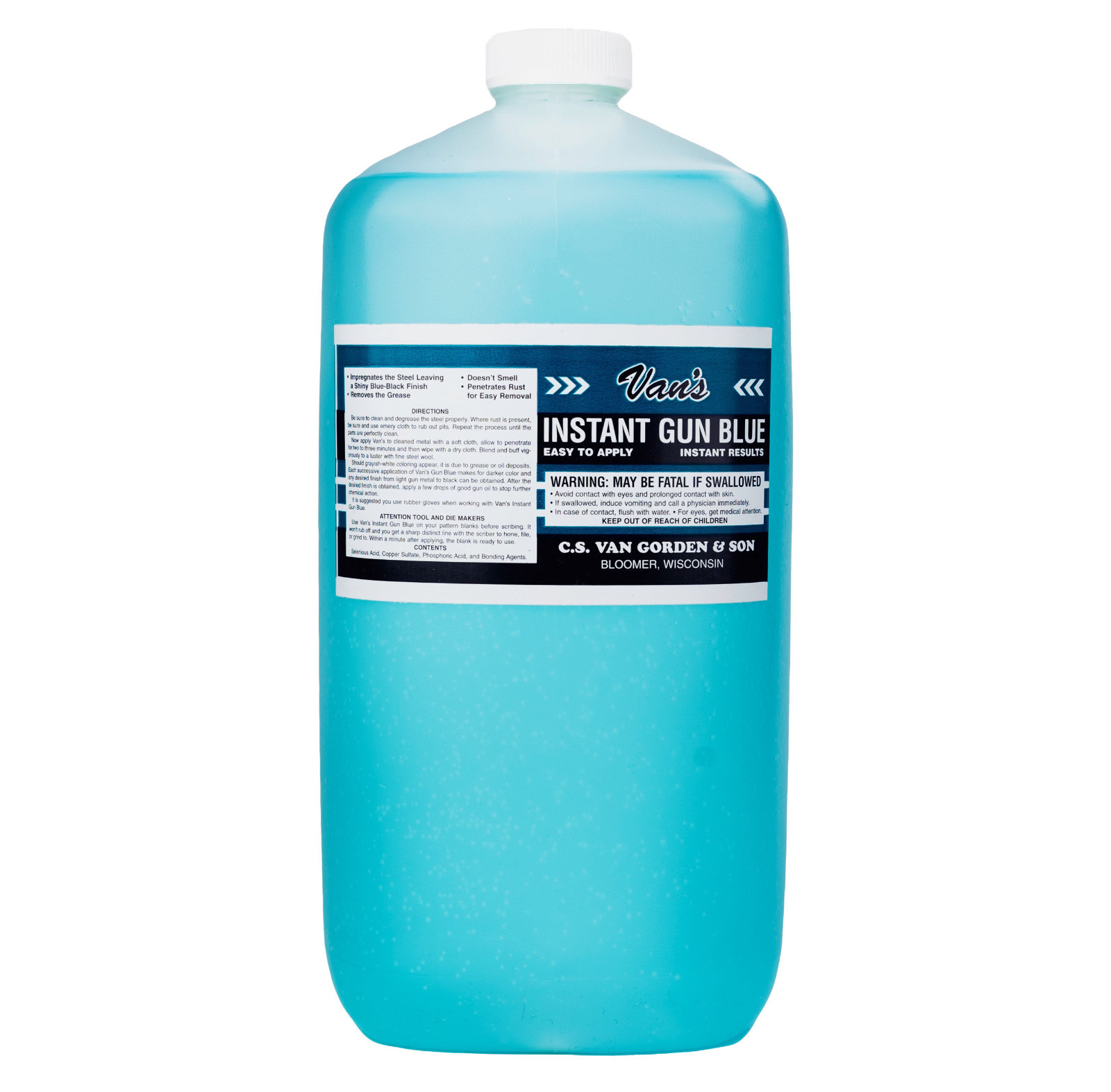 Van's Instant Gun Blue - Gallon