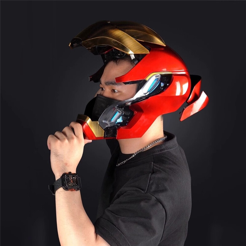 Iron Man MK50 Helmet Electric 1:1 Wearable Voice Control Deformation Prop Helmet