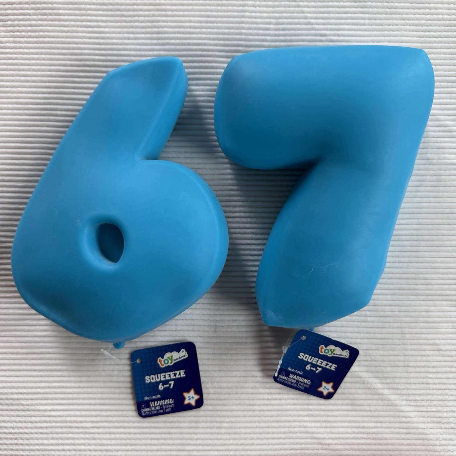 67 Squishy Squeeze Blue Stress Relief Sensory Toy TikTok VIRAL New with Tags