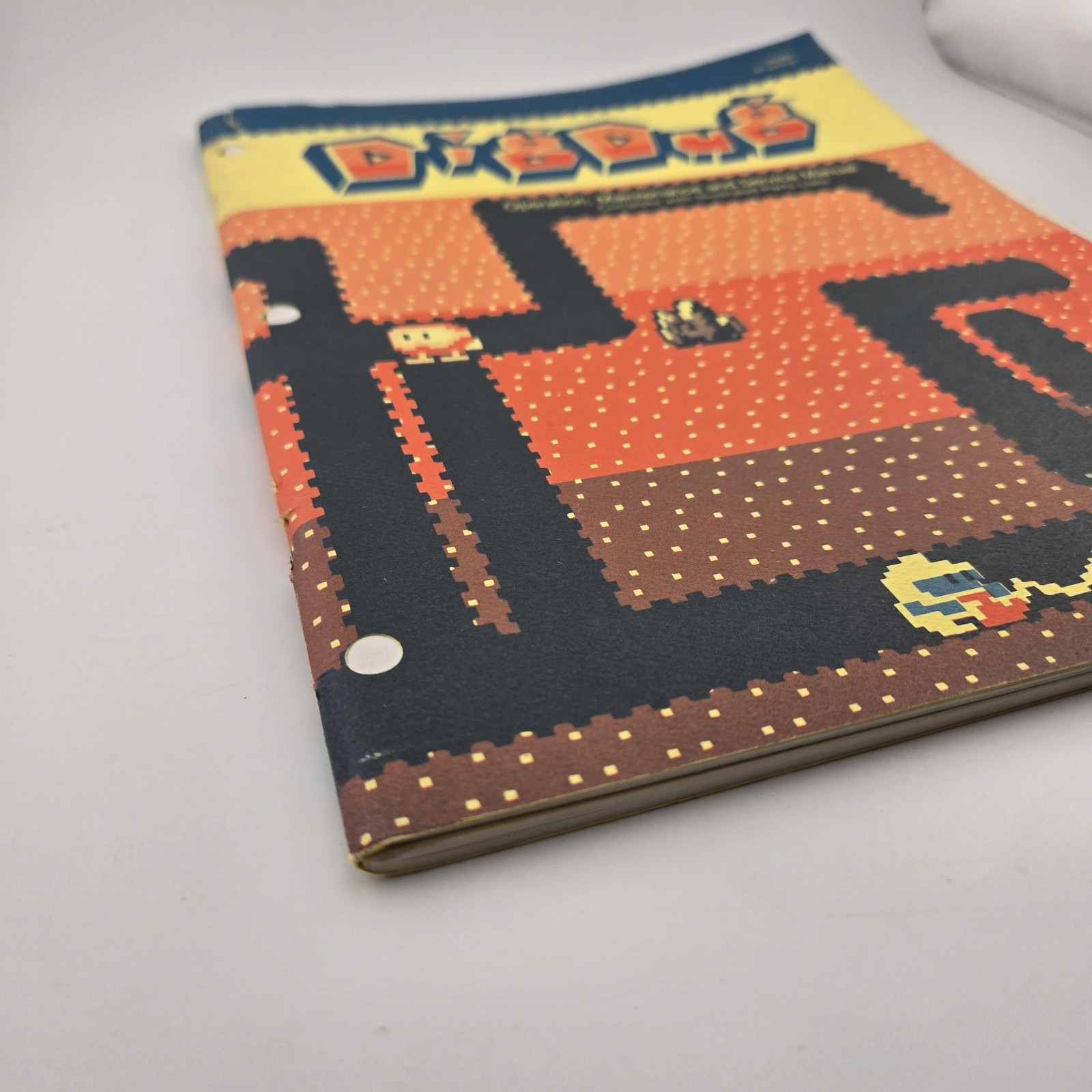 Vtg 1982 Atari Dig Dug Arcade Manual TM-203 + Schematic Supplement SP-203