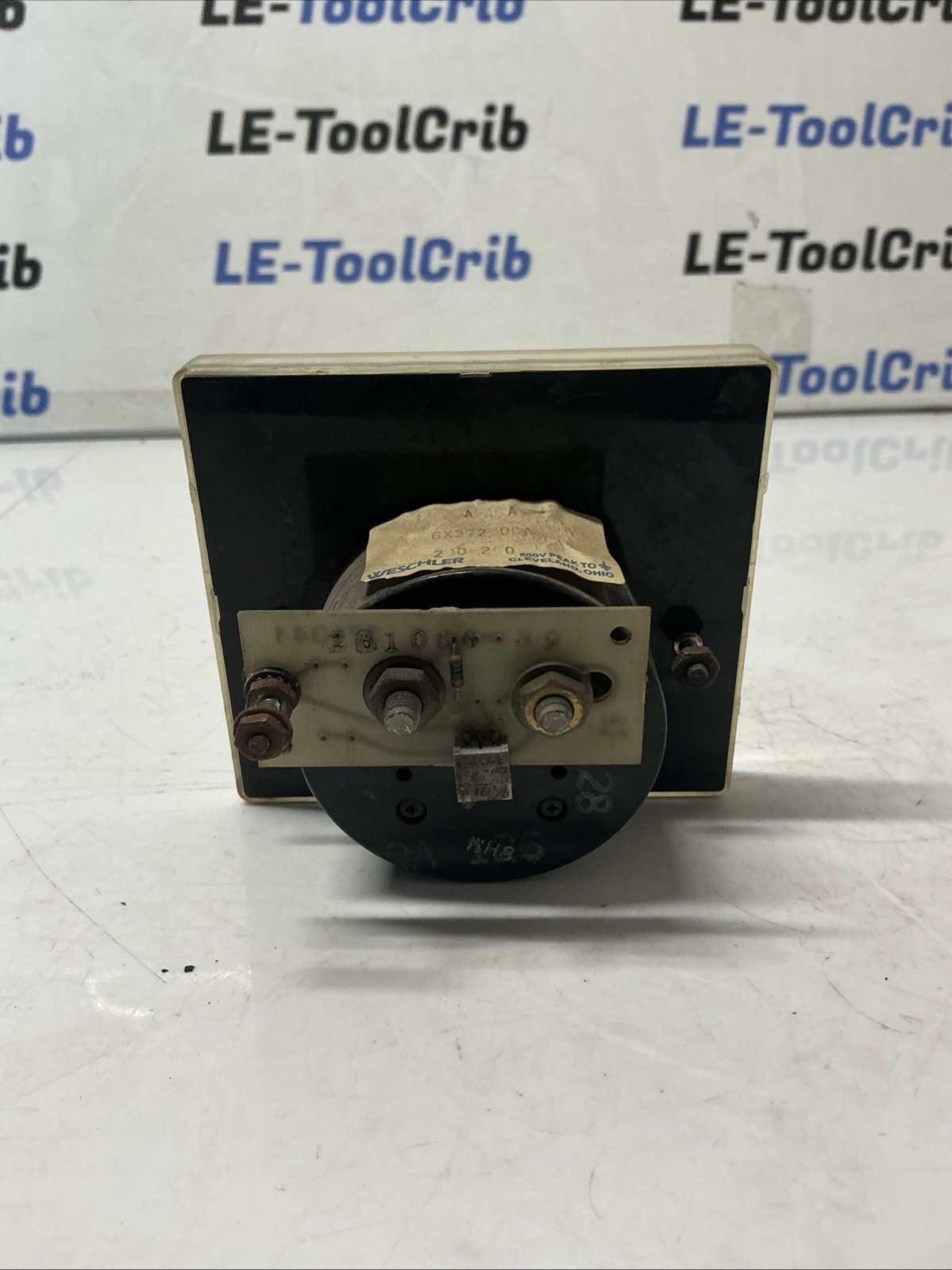 Weschler GX372 DCA DC Ammeter Panel Meter AC-811