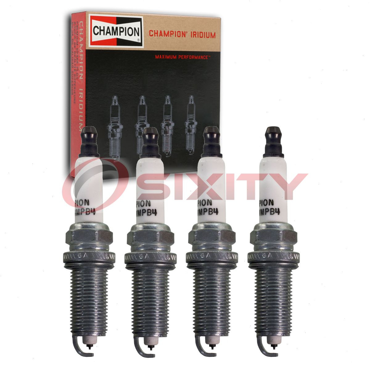 4 pc Champion Iridium Spark Plugs for 2017-2020 Jeep Compass 2.4L L4 zi
