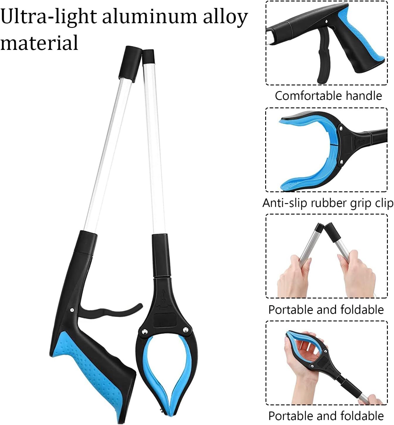32 " Foldable Grabber Tool for Seniors, Trash Picking, Disabled, Reaching Tool