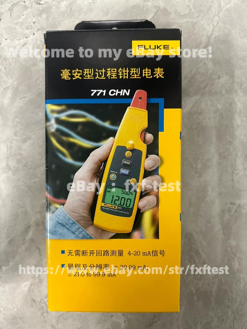 NEW Fluke 771 Milliamp Process Clamp Meter DMM Test AC MA Tester fast shipping