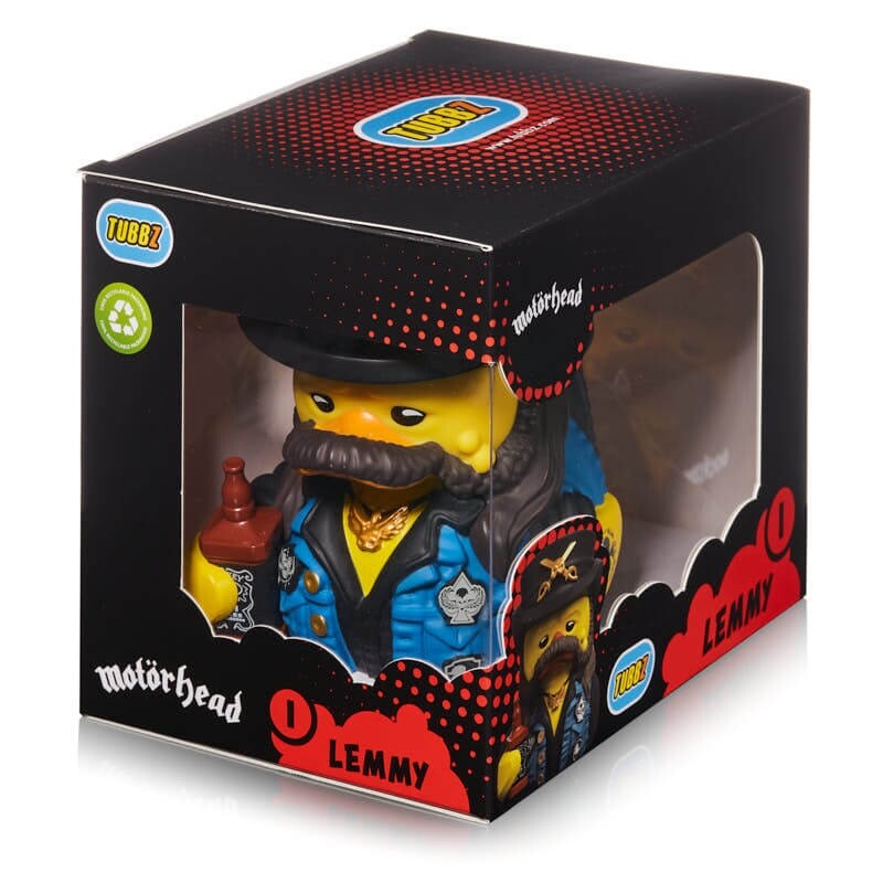 TUBBZ Boxed  Motörhead Lemmy Collectible Duck Vinyl Figure Official Merchandise