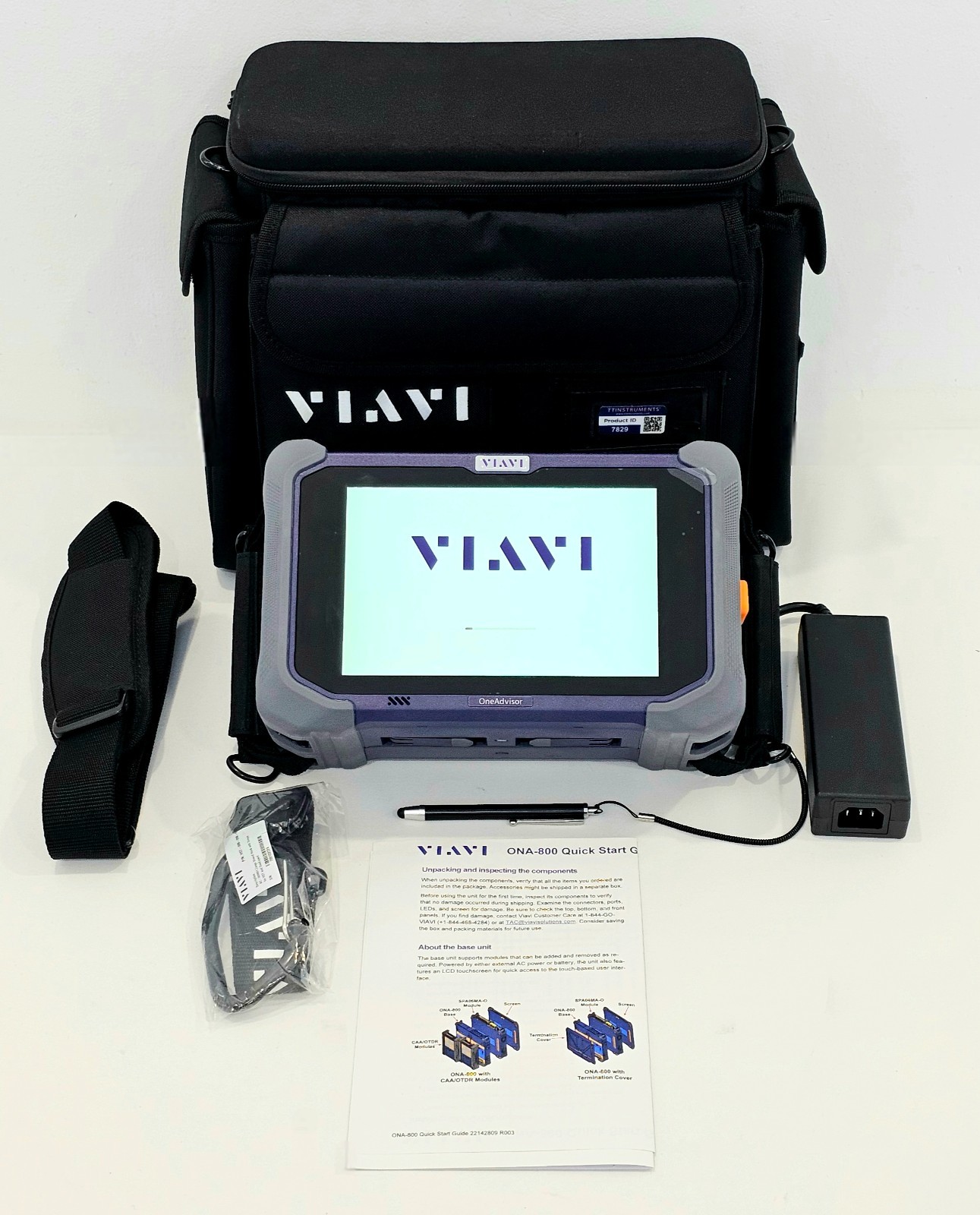 Viavi ONA-800 Mainframe with 8123 EVO AV RDZ Hi-Res MM OTDR Module E8123AV