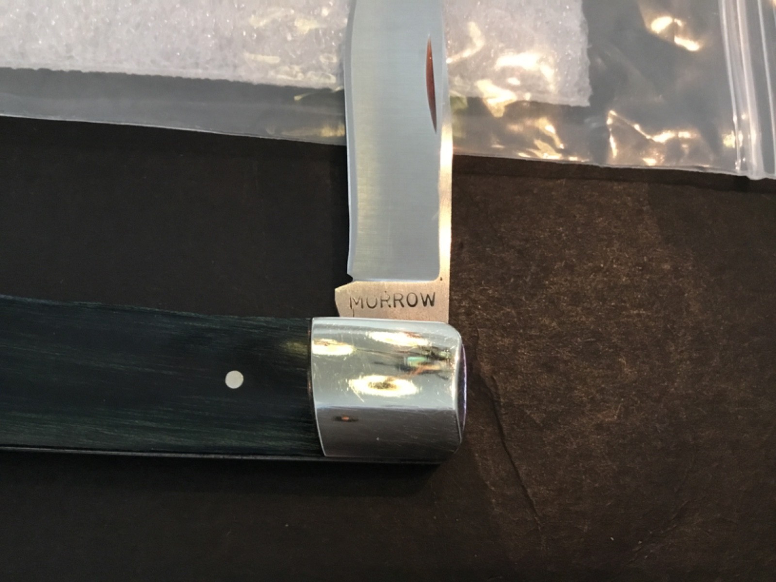 Custom Don Morrow Single Blade Trapper Slipjoint Folder Folding Knife