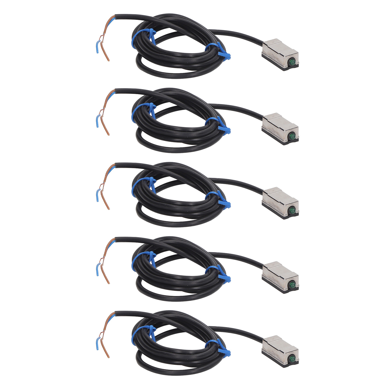 5Pcs Magnetic Switch Sensor 2 Wire Normally Open Proximity Sensor 100mA AC DC