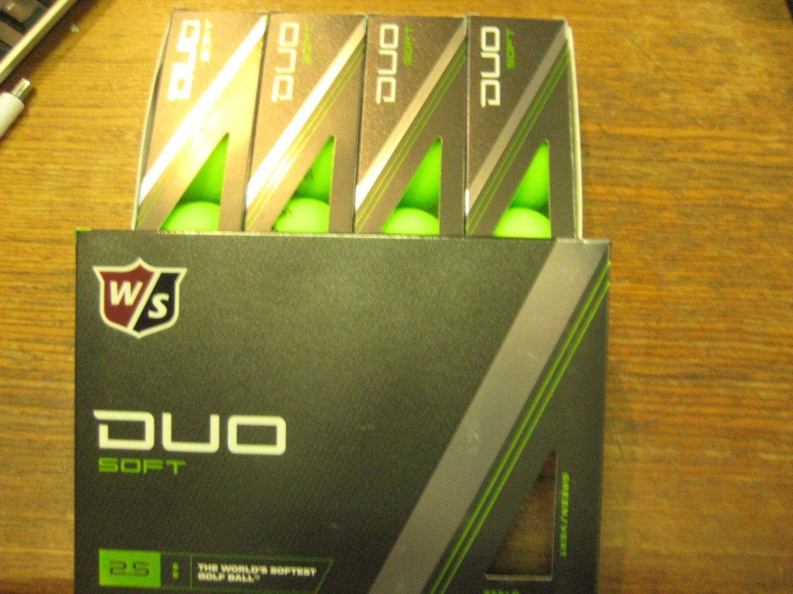 2 dozen BRAND NEW 2024 Wilson Staff Duo Soft 2.5 Optix golf balls  Green