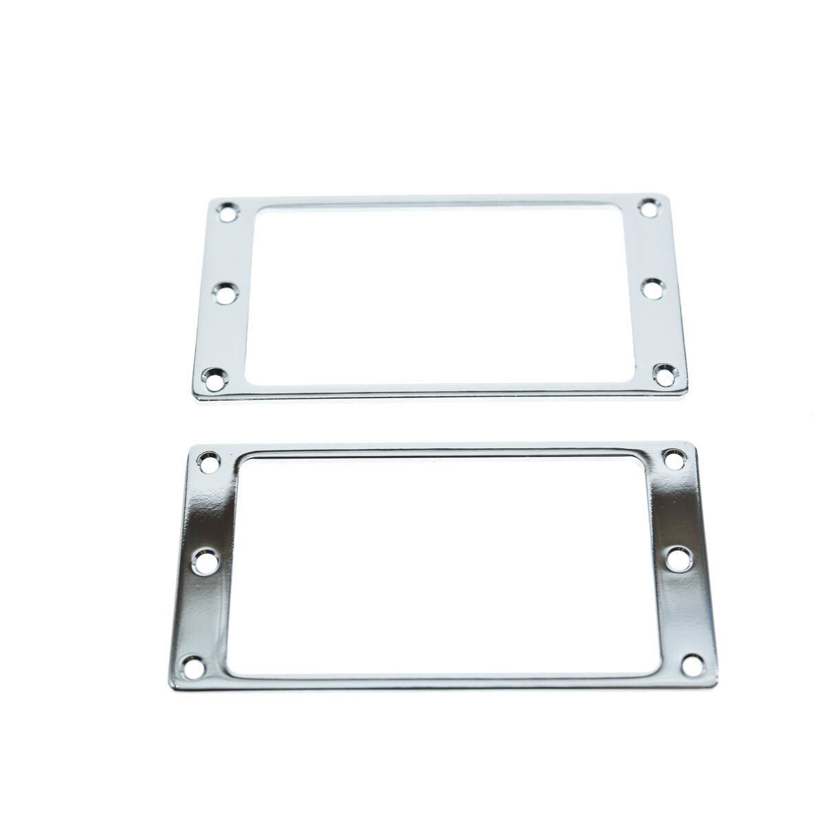 2x Metal Flat Bottom Humbucker Guitar Pickup Ring Pickup Frames