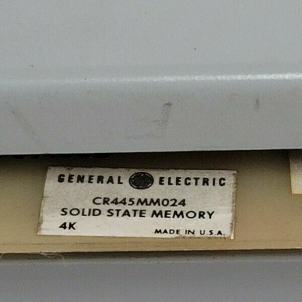 GENERAL ELECTRIC CR445MM024 SOLID STATE MEMORY 4K BOARD